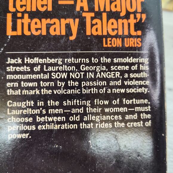 Reap in Tears by Jack Hoffenberg‎ 1972 Avon Ninth Print Paperback - Picture 5 of 12